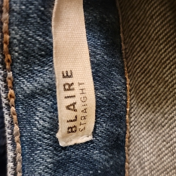 Dear John Blaire Straight Leg Distressed Raw Hem Jeans Size 27 - Picture 11 of 12